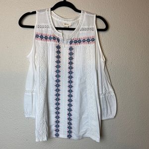 Style & Co Cold Shoulder Blouse